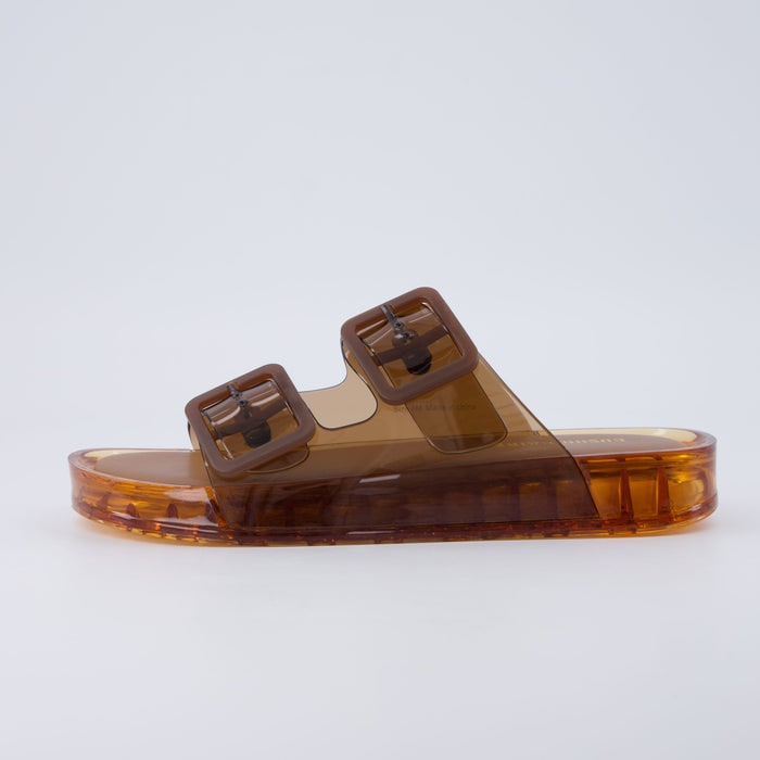Pool Jelly Slide Sandals Amber Medium