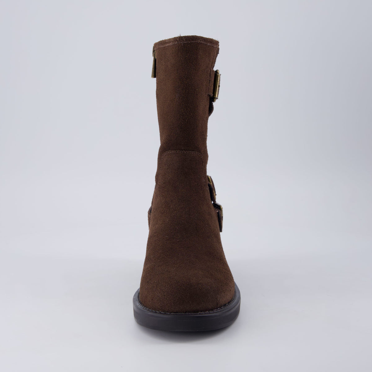 Tidy Suede Moto Boots