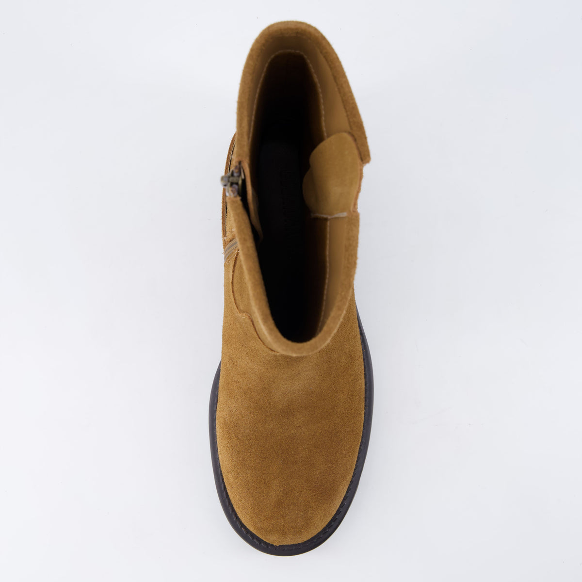 Tidy Suede Moto Boots