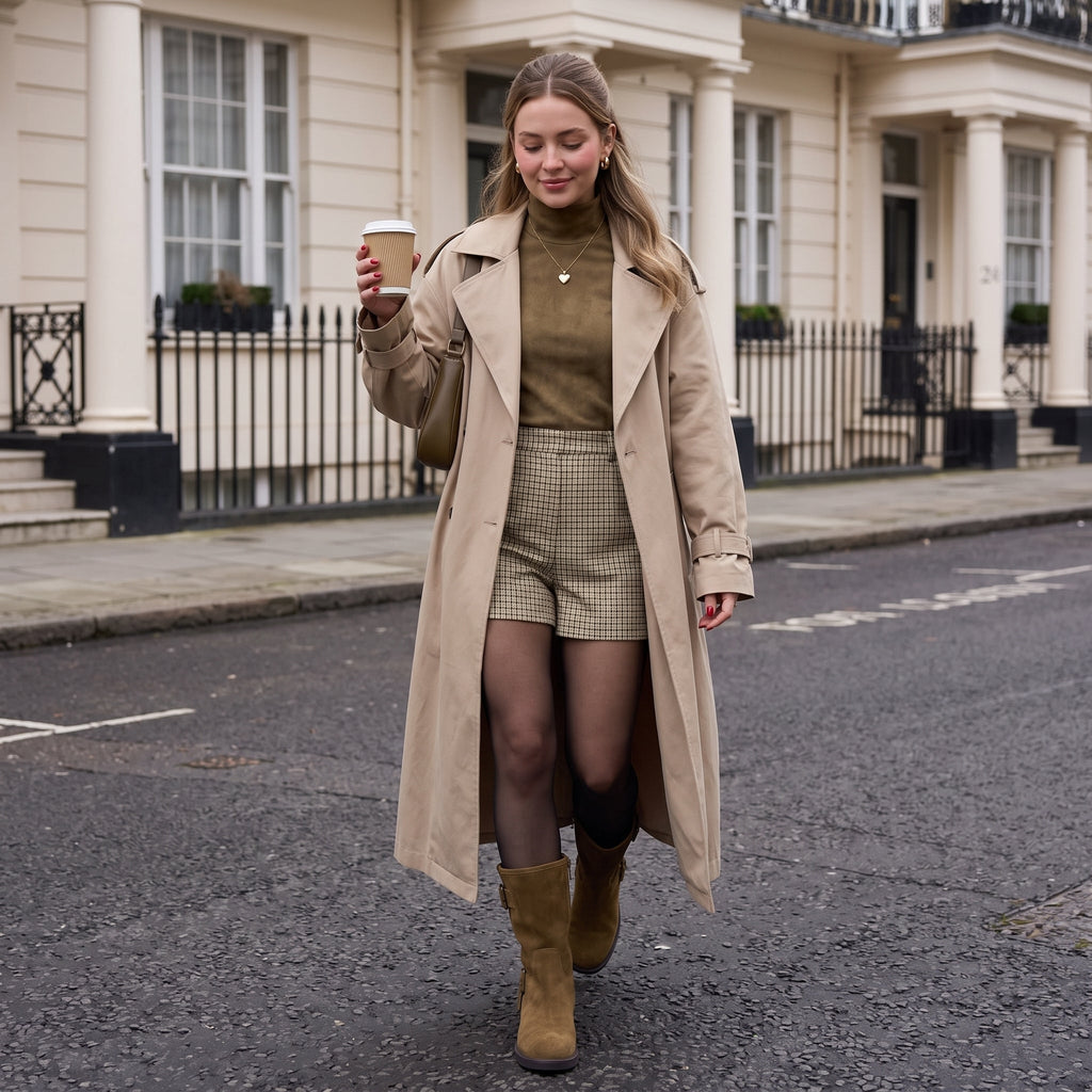 Tidy Suede Moto Boots